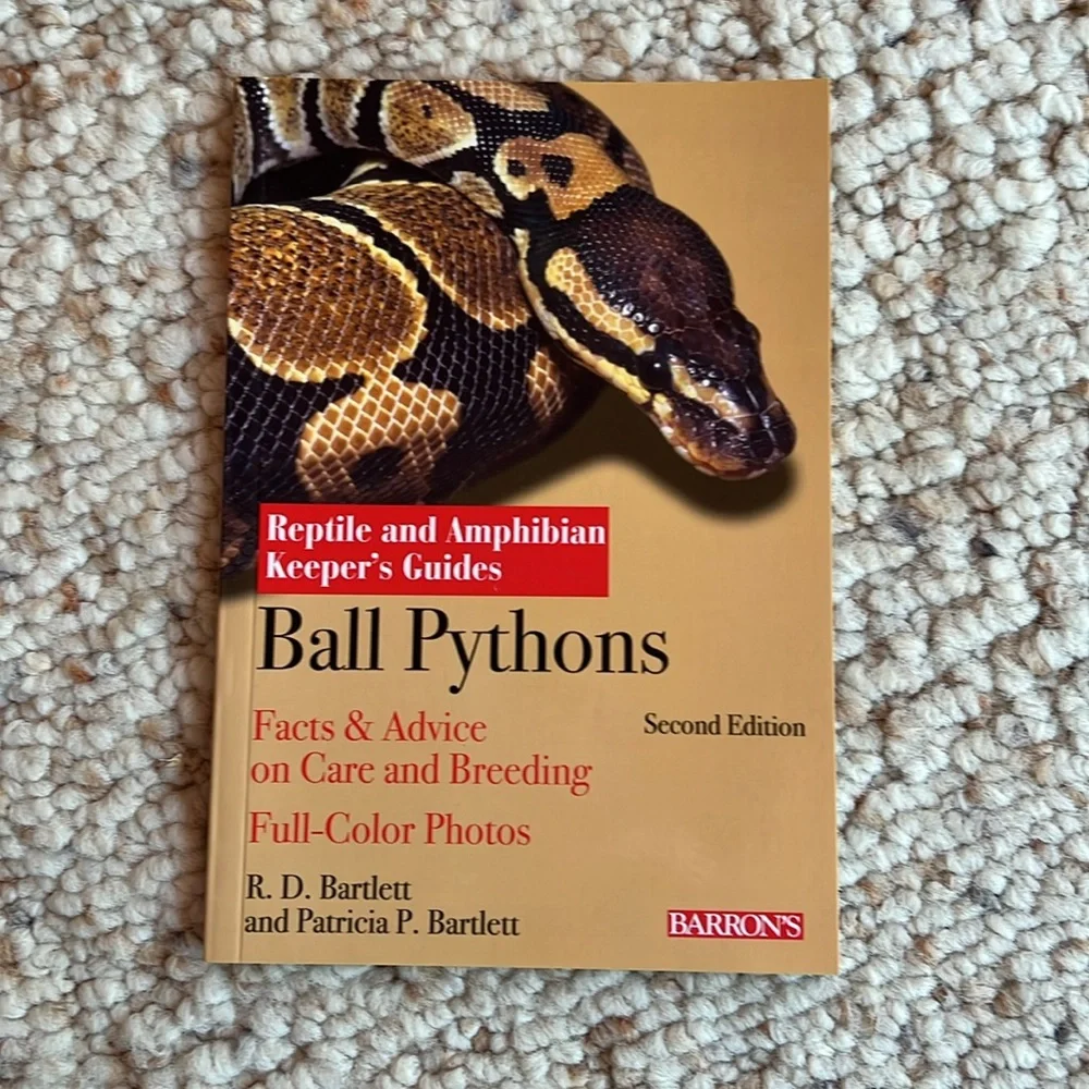 Set of 4 Ball Python Informational Care Booklets